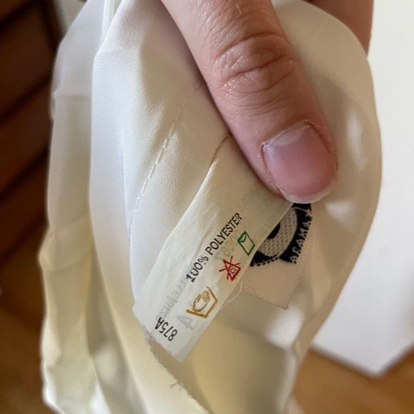 Vintage White Pleated Skirt - Picture 2 of 5